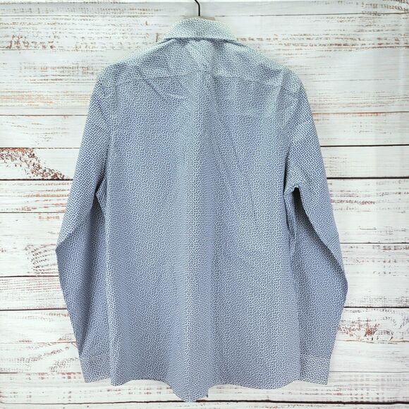 Michael Kors Airsoft Stretch Regular Fit Size 16 34-35 Button Down Shirt NWT - Picture 12 of 13